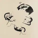 Ohne Titel by Joaquim Bravo, 1964, ink, sold Mar 2018