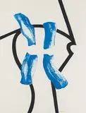 Ohne Titel by Joaquim Bravo, 1967, collage, sold Mar 2018