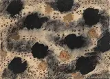 Ohne Titel by Zoran Mušič, 1958, mixed media, sold Mar 2018
