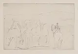 L'Abreuvoir by Pablo Picasso, 1905, etching, sold Mar 2018