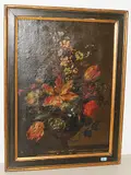 Stilleben mit Tulpen, Prunkwinden und Levkojen by Holland, 17.Jh., oil on canvas, sold Mar 2018