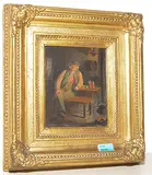 Rauchender Meister beim Abendtrank by Österreich, 19.Jh., oil on panel, offered Mar 2018