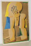 Kopf mit zwei Füssen by Horst Antes, color lithograph, offered Mar 2018