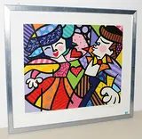 Liebespaar by Romero Britto, color screenprint, sold Mar 2018