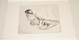 In der Hängematte II by Lovis Corinth, etching, offered Mar 2018