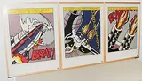 As I Opened Fire Poster by Roy Lichtenstein, 1966, lithograph, sold Mar 2018