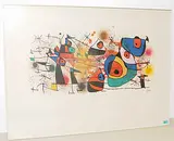 Ceramiques by Joan Miró, 1974, color lithograph, sold Mar 2018