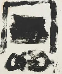 Ohne Titel by Kumi Sugai, 1960, gouache, sold Mar 2018
