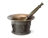 Spanien/Frankreich, 17.Jh by Mörser mit Pistill, bronze, offered Mar 2018