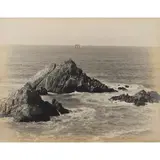 Seal Rocks" from "San Francisco Views" porfolio by Willard Elmer Worden, gelatin silver print, sold Aug 2023