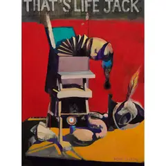 Untitled by Russell Keeter, oil on canvas, sold Aug 2023