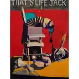 Untitled by Russell Keeter, oil on canvas, sold Aug 2023