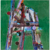 Untitled (Abstract) by John Sacaro, 1981, oil on canvas, sold Aug 2023