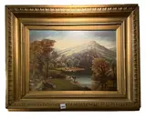 untitled by Edward Priestley, oil on canvas, sold Jul 2026