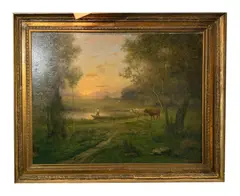 Early Morning by George Inness, Jr., oil on canvas, sold Jul 2026