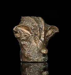 Roan Antelope by Keith Calder, 1989, bronze cast paperweight, sold May 2025