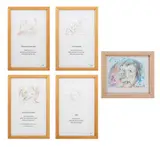 Five Abstract Composition by Eva Bouzard-Hui, Mixed Media on Paper, sold Jan 2025