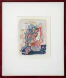 Works of Bodies as a Carrier by Eva Bouzard-Hui, 1996, Tempera with Pencil on Hand-made Mulberry Paper, sold Jan 2025