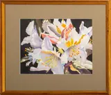 Lilies by L. Piper, Watercolor on Paper, sold Jan 2025