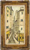 Street Scene by Antoine Villard, Oil on Canvas, sold Jan 2025