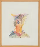 Compassion by Eva Bouzard-Hui, 1988, Mixed Media on Paper, sold Jan 2025