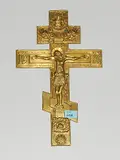 Russisch, um 1900 by Metallikone "Segenskreuz", bronze, sold Mar 2018