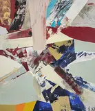 Unerwartete Wendung", 1993 by Bignia Corradini, acrylic, sold Mar 2018