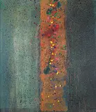 Ohne Titel, 1989 by Alexander Jeanmaire, acrylic, sold Mar 2018
