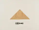 Pyramide II by Jürgen Brodwolf, 1973, collage, offered Mar 2018
