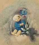 Ich vergiss Sie nicht! by Mili Weber, watercolor, sold Mar 2018