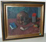 Untitled by Paul Basilius Barth, oil on canvas, sold Mar 2018