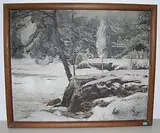 Rauhreif", 1940 by Reinhold Kündig, oil on canvas, sold Mar 2018