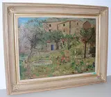 Tessiner Dorf by Margherita Osswald-Toppi, oil on board, offered Mar 2018