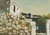 Le Mur by Georges Borgeaud, 1976, gouache, sold Mar 2018
