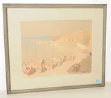 Fischerhafen by Ignaz Epper, watercolor, offered Mar 2018