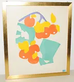 Apfelzweig by Ferdinand Gehr, 1965, color woodcut, sold Mar 2018