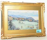 Landschaft by Otto Lüssi, watercolor, sold Mar 2018