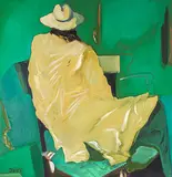 Diessenhofen) Wanja by Juri Borodatchev, 2000, oil on canvas, sold Dec 2017