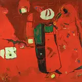Diessenhofen) "Traum im Roth by Juri Borodatchev, 1999, oil on canvas, sold Dec 2017