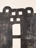 Gurutze Gorria I by Eduardo Chillida, 1984, lithograph, sold Dec 2017
