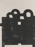 Gurutze Gorria II by Eduardo Chillida, 1984, lithograph, sold Dec 2017