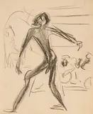 Tanzender Akt by Ernst Ludwig Kirchner, oil, offered Dec 2017