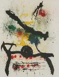 Aus: "Graphikmappe Hochschule St. Gallen by Joan Miró, 1967, color lithograph, sold Dec 2017