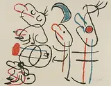 Aus: "Ubu auf den Balearen by Joan Miró, 1971, color lithograph, sold Dec 2017
