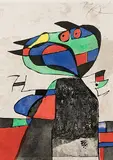 Gaudi III by Joan Miró, 1979, color aquatint, sold Dec 2017