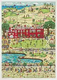 Daddy's Country Club by James Rizzi, 1989, color lithograph, sold Dec 2017