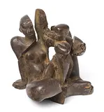 Mother and Child by Glynn Williams, 1991, bronze, sold Dec 2017