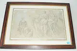 Figurenstudie by Stefano Pozzi, charcoal, offered Dec 2017