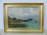 Ansicht von Zollikon by William Baptiste Baird, oil on canvas, offered Dec 2017
