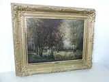 Herbstliche Argonner Waldlandschaft by Karl Kaufmann, oil on canvas, sold Dec 2017